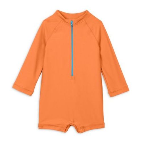 Primary Baby One-Piece Rash Guard in Cantaloupe Size 6-12 Months