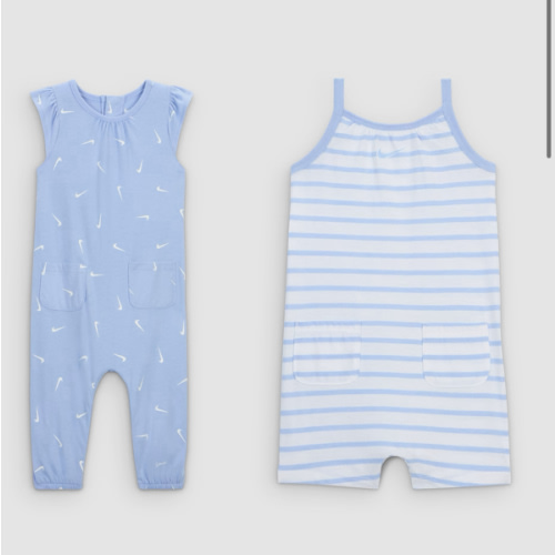 Nike Essentials Baby (0-9M) 2-Pack Romper Set. Nike.com