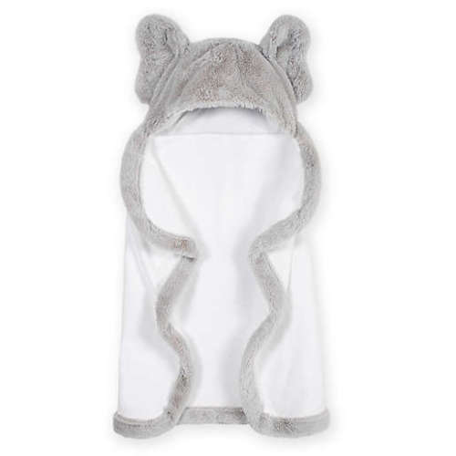 Just Born® Elephant Hooded Towel in Grey