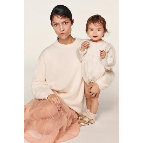 EMBROIDERED FLORAL ROMPER - Ecru | ZARA United States