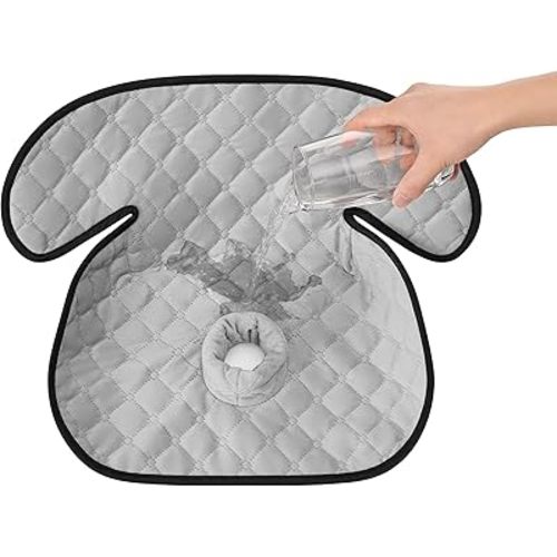 2 Pack Baby Waterproof Car Seat for Potty Training Pad,Piddle Pads Carseat Protector with Waterproof Seat Liner (Grey-1 Pack+Black-1 Pack)