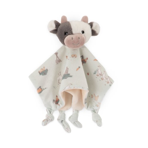 The Little Linen Co. Lovie/Comforter Farmyard Cow