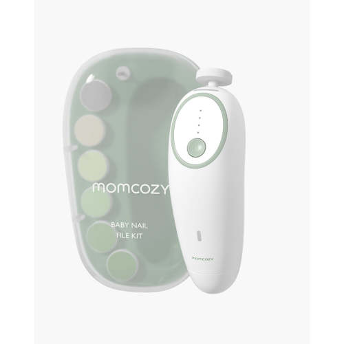 Momcozy Electric Baby Nail File: LED Light & Low Noise