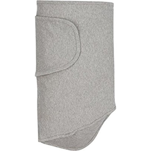 Miracle Blanket Swaddle Wrap for Newborn Infant Baby, Solid Grey