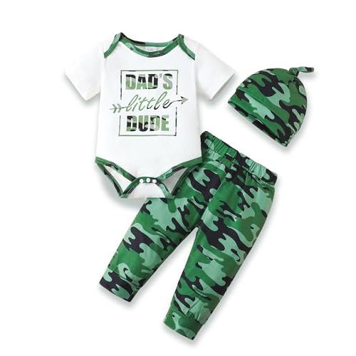 NZRVAWS Newborn Baby Boy Clothes Outfits Letter Prined Romper Pants Set Infant Baby Boy Clothing 0 3 6 9 12 18 Months