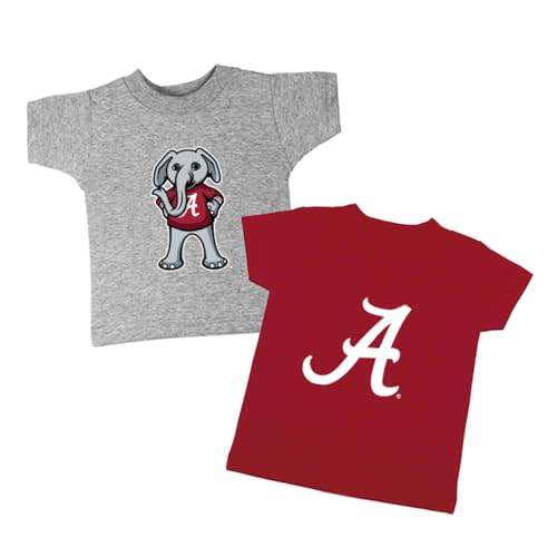 Two Feet Ahead Pack of 2 Toddler Short Sleeve T-Shirts Tee College Licensed Shirt