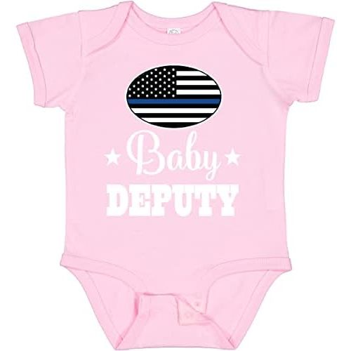 inktastic Sheriff Baby Deputy Law Enforcement Baby Bodysuit