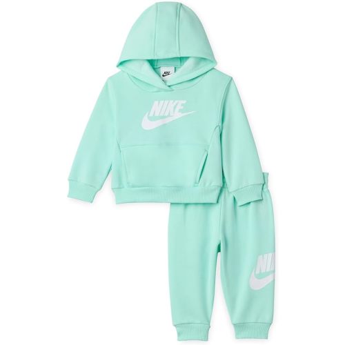 Nike Baby Sportswear Club Fleece Pullover Hoodie and Joggers 2-Piece Outfit Set (Large Swoosh Logo)