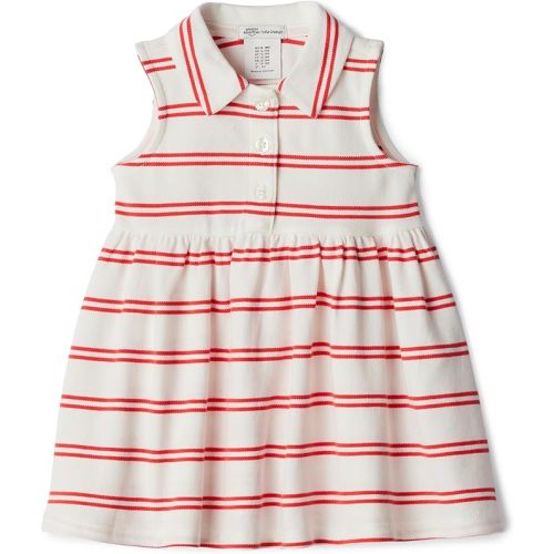 Amazon Essentials x Sofia Grainge Toddlers and Baby Girls' Cotton Pique Sleeveless Dress