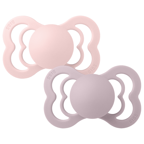 Supreme Pacifiers 2 Pack - Blossom/Dusky Lilac – Bibsworld store US