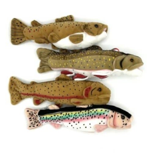 Cabin Critters Stuffed Trout- 10 Inch - Dragonfly Anglers