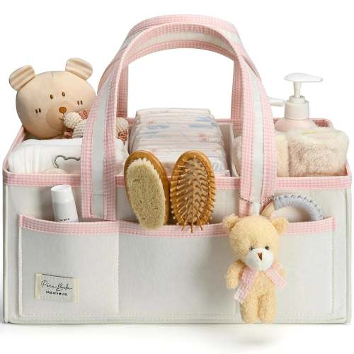 Felt Diaper Caddy Organizer - XL Size – Perabella