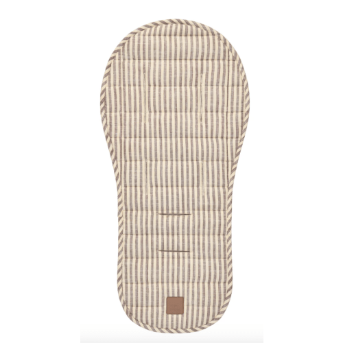 Lemon Sorbet Stripe Universal Linen Pram Liner