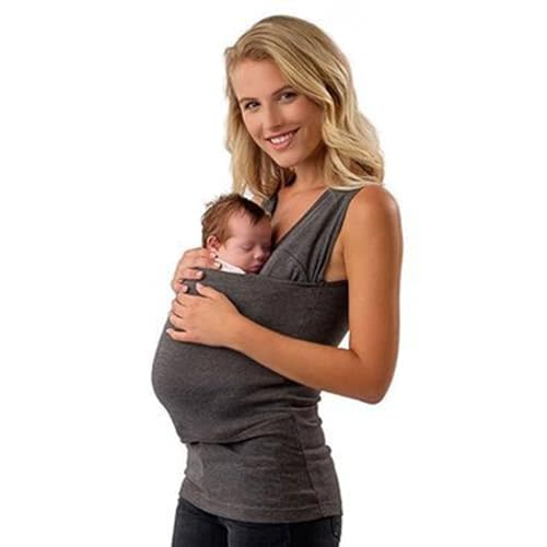 Dad and Mom Kangaroo Carrier Shirt Mens Top Women's Slim Tee Versatile Use Convenient Pockets T-Shirt