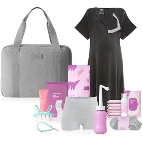 Frida 30pc Pre-Packed Hospital & Diaper Bag Essentials Kit, Gift Set