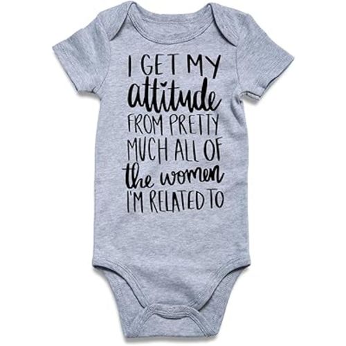 Loveternal Neutral Baby Girls Boys Cotton Romper Cute Saying Newborn Clothes 0-12 Months