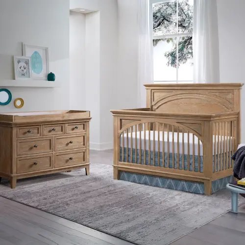 Imagio Baby Lisbon 2-piece Nursery Set, Sandwash | Costco