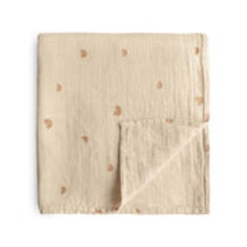 Organic Cotton Mushie Baby Muslin Swaddle Blanket