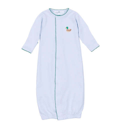 Magnolia Baby Mini Mallard Embroidered Converter - Light Blue