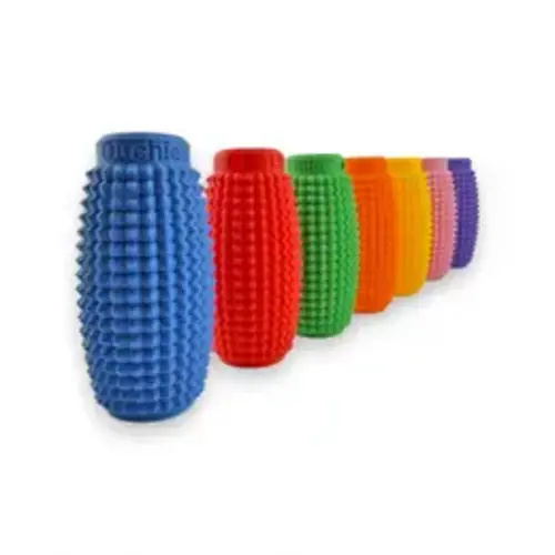 Little Ouchies Grippie Ergo Portable Stim Tool - Anxiety Relief Products, Stress Relief Fidgeting, Vibrant Colors, Firm Plastic Spikes, Key Clip, On-the-Go Comfort, Pain Stimulation, Impulse Management, Unisex, 3.25" x 1.5" Novelty Toy - TikTok Shop