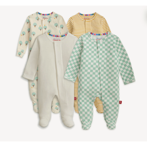 Magnetic 4-Pack Footie (0-3M)