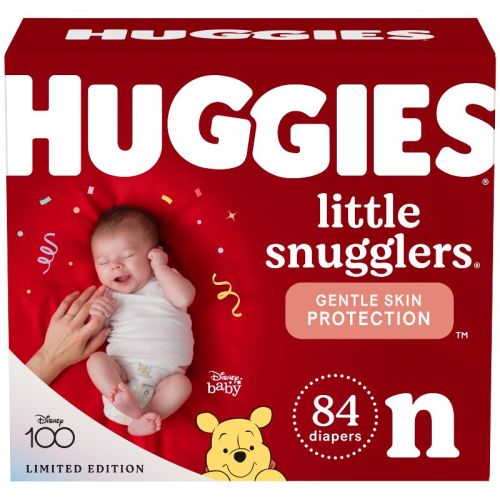 Huggies Little Snugglers Baby Diapers – (Select Size and Count), Size: Newborn
