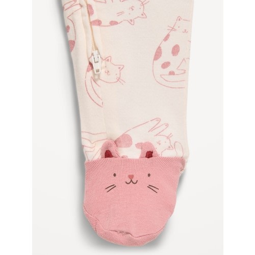 3-6 Months 2-Way-Zip Sleep & Play Footed One-Piece for Baby