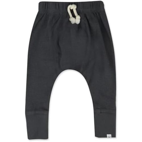 HonestBaby Multipack Honest Pants Joggers Pull on 100% Organic Cotton for Infant Baby and Toddler, Boys, Girls, Unisex