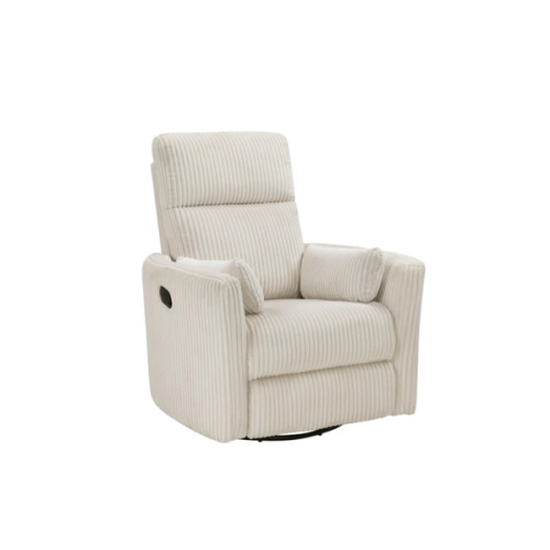 Ellery Beige Nursery Swivel Glider Reclining Chair | Living Spaces