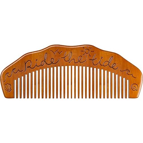 Mama Natural Tide Birth Comb For Labor Pain - (1 Piece) Wooden Comb For Women - Labor Comb For Labor And Delivery Essentials - Wood Comb For Pregnancy, Labor Pain Relief & Labor Gifts For Women