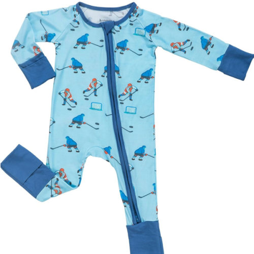 LollyBanks Baby Pajamas, Long Sleeve Baby Romper with 2-Way Zipper, 95% Viscose from Bamboo and 5% Spandex, Infant Sleepers
