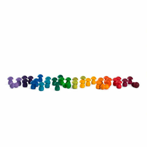 Grapat Mandala Rainbow Mushrooms - The Natural Baby Co – The Natural Baby Company