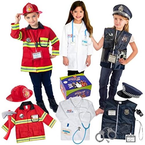 Born Toys Toddler Dress Up Clothes for Little Girls & Boys Ages 3-7, Pretend Play Toys