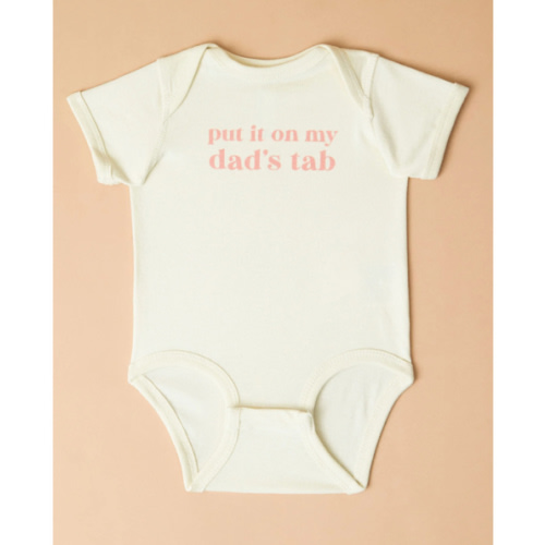 Put it on Dads Tab Bodysuit