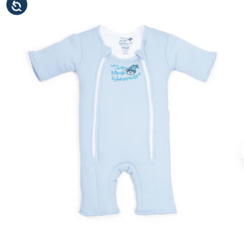 Blue Baby Merlin’s Magic Sleepsuit – 100% Cotton for Better Baby Sleep