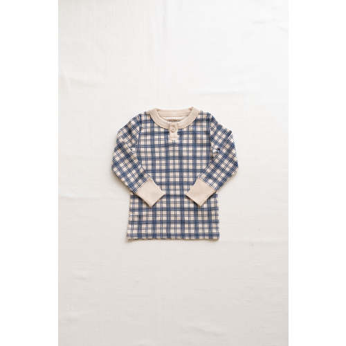 rib henley | french plaid – New Grain Goods