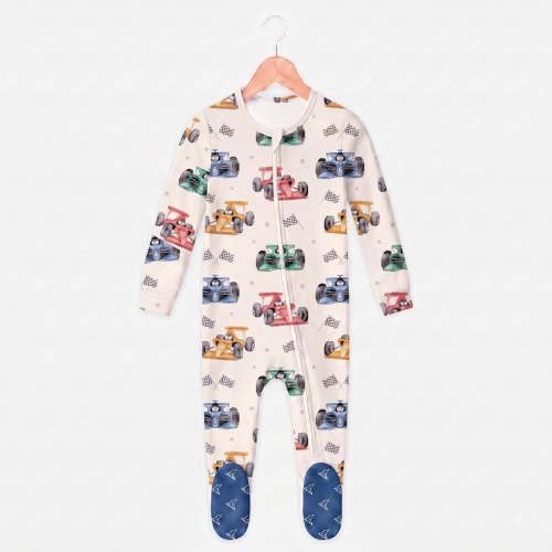 Zip-up Footie - Racer