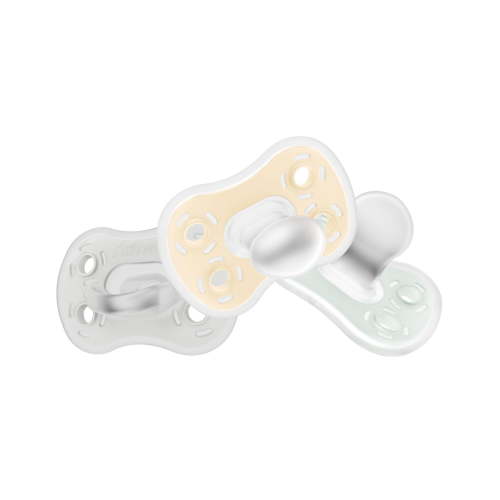 Dr. Brown's Advantage One-Piece Silicone Baby Pacifier, Fully Symmetrical Soother, Neutral, 0-6m, BPA Free, 3 Pack - Walmart.ca