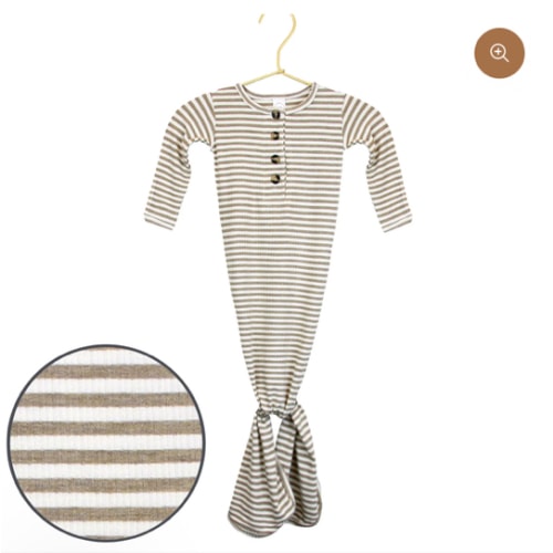 Indy Ribbed Knotted Gown