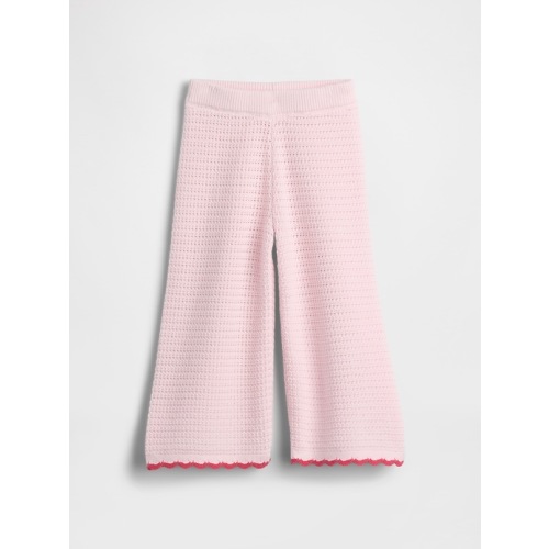 Baby & Toddler Crochet Wide-Leg Pants