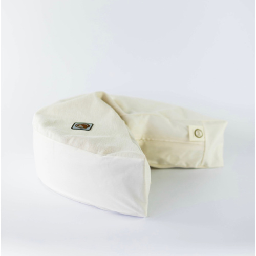 organic nesting pillow in vanilla bean