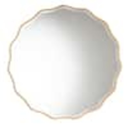 Baxton Studio Weston Glam 42 in. W x 42 in. H Gold Round Framed Mirror 224-12929-HD