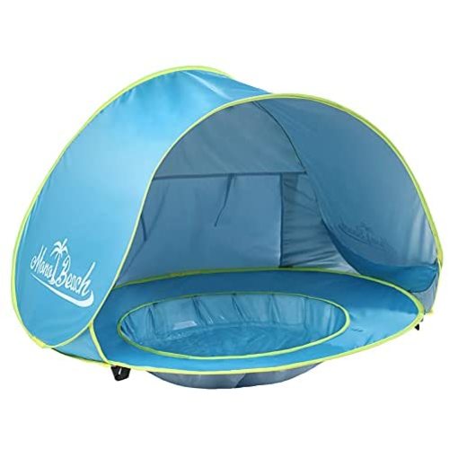 Monobeach Baby Beach Tent Pop Up Portable Shade Pool UV Protection Sun Shelter for Infant