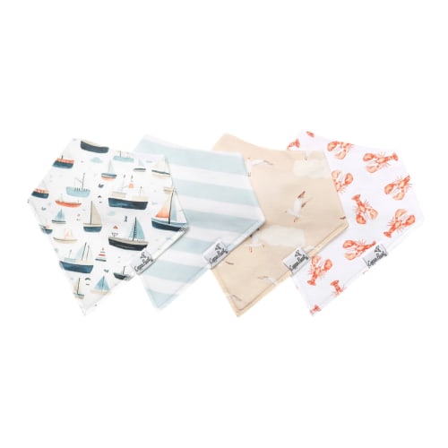 Baby Bandana Bib 4-Pack Set |  Fischer