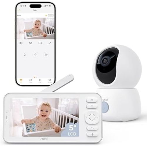 Arenti Kit moniteur bébé C3, caméra PTZ WiFi 6 3 MP 5G avec écran sans fil