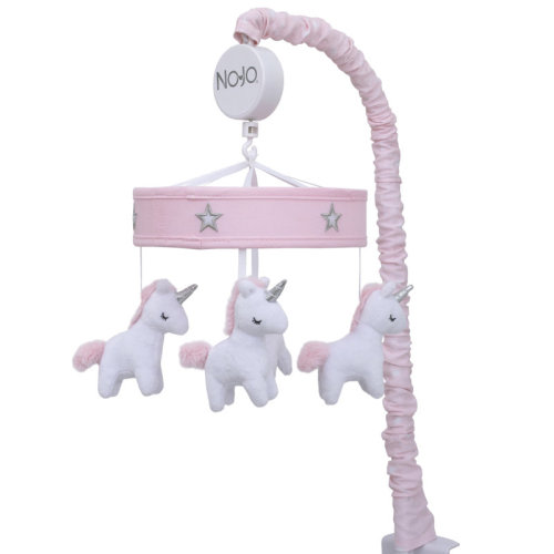 Harriet Bee Sachar Unicorn Embroidered Musical Mobile & Reviews | Wayfair