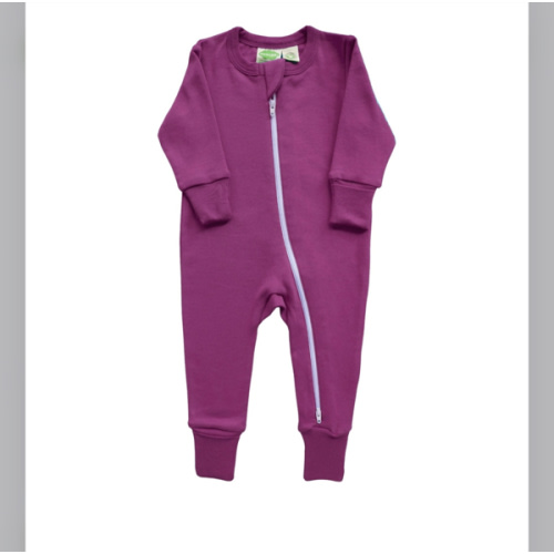 Organic Essentials '2-Way' Zip Romper - Long Sleeve
