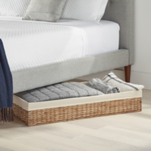 Rattan Montauk Long Storage Bin