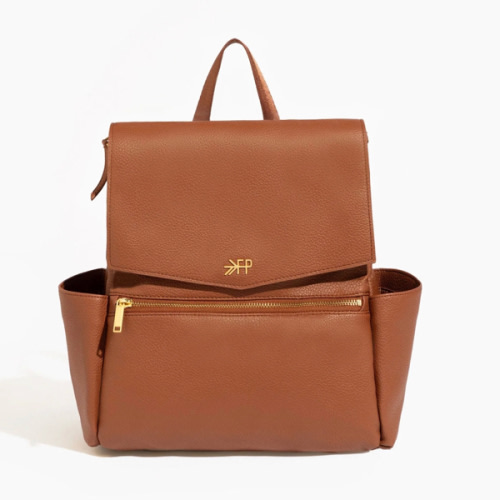 Cognac Mini Classic Bag II | Mini Brown Diaper Bag Backpack – Freshly Picked