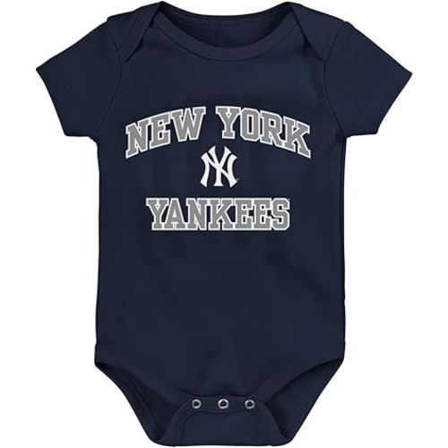 Outerstuff MLB Officially Licensed 0-24 Months City Headline Arch Logo Creeper Bodysuit Romper